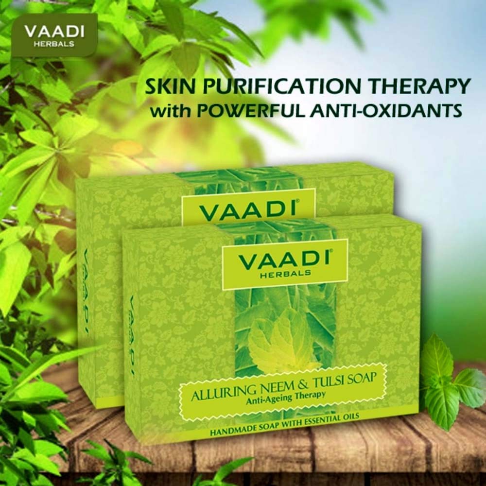 VAADI HERBALS NEEM & TULSI SOAP