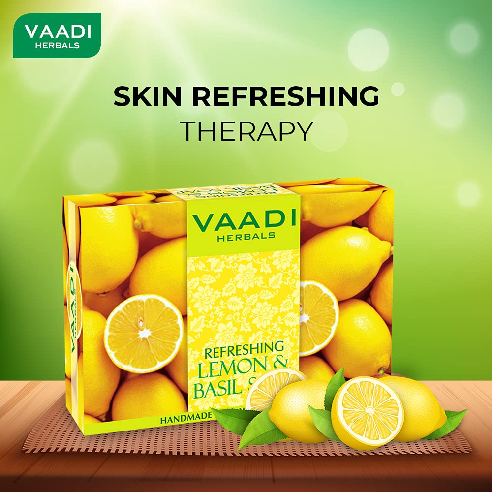 VAADI HERBALS LEMON & BASIL SOAP 